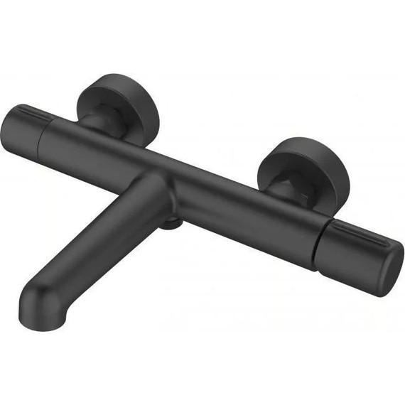 Набор смесителей 3 в 1 для ванны BelBagno Uno, черный матовый - фото 3