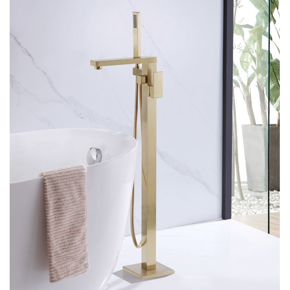 Смеситель для ванны Abber Daheim AF8215G, золото матовое, Цвет производителя: золото матовое - фото 3