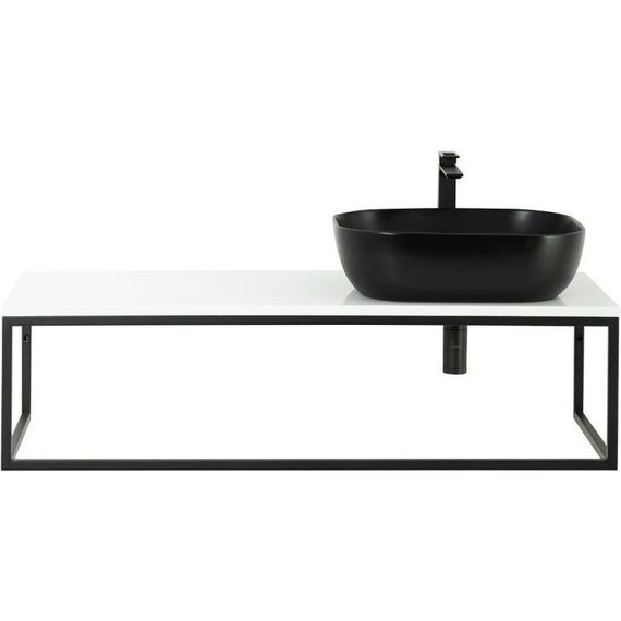 Столешница с консолью BelBagno 120 см EK-120-ST+EK-120-AS-BO-R - фото 