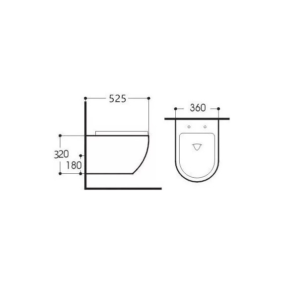 Инсталляция с подвесным унитазом комплект: Grohe Rapid SL 38772001 с подвесным безободковым унитазом Aquatek Европа AQ1901-00 сиденье микролифт, крепление, кнопка смыва хром, Цвет производителя: белый - фото 9