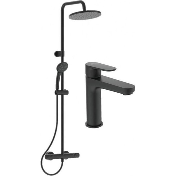 Промо-набор Ideal Standard IdealRain BL7546S1, черный матовый - фото 