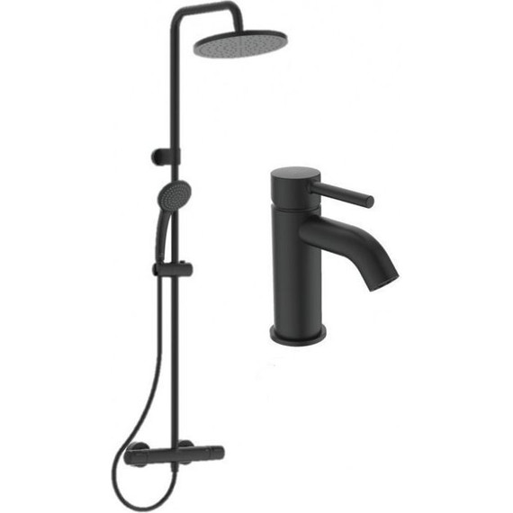 Промо-набор Ideal Standard IdealRain BL7546S2, черный матовый - фото 