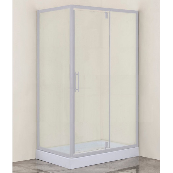 Душевое ограждение Loranto 120x80 см CS-6128C 120, хром/прозрачное - фото 2