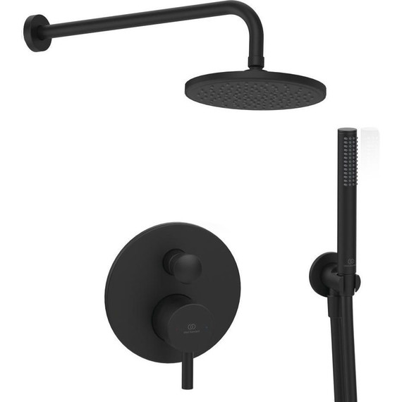 Душевая система для душа Ideal Standard Ceraline Silk Black BD192XG, черный матовый - фото 