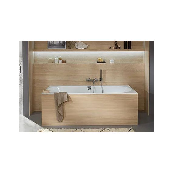 Ванна квариловая Villeroy&Boch Oberon 2.0 170x75 см UBQ170OBR2DV-01 с ножками и сифоном - фото 3