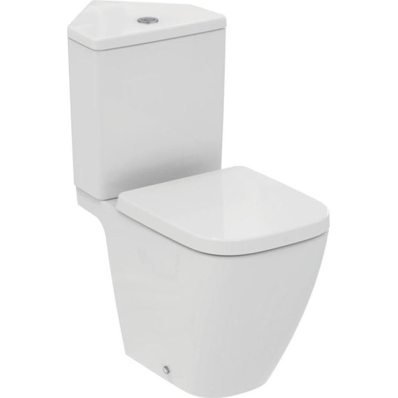 Унитаз-компакт угловой безободковый Ideal Standard i.Life S T459601 - фото 