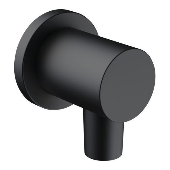 Шланговое подсоединение Kludi Nova Fonte Puristic 2054339-15, черный матовый - фото 