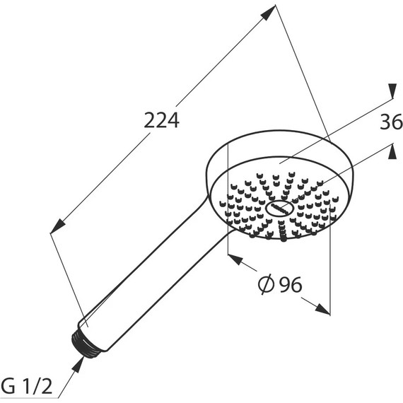 Душевой гарнитур Kludi Logo 1S 6816005-00 - фото 6