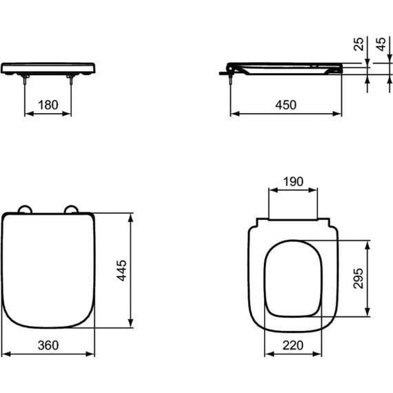 Инсталляция Ideal Standard Prosys Frame 120 M с подвесным безободковым унитазом i.Life B I001401 - фото 18