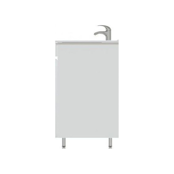 Тумба напольная с раковиной Mirsant Next 70 см, белый - фото 3