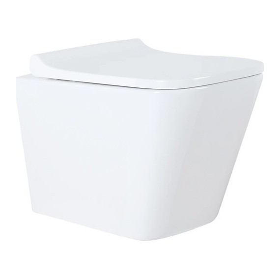 Инсталляция с подвесным унитазом комплект: Grohe Rapid SL 38772001 с подвесным безободковым унитазом Azario Teramo 0052 сиденье микролифт, крепление, кнопка смыва хром - фото 2