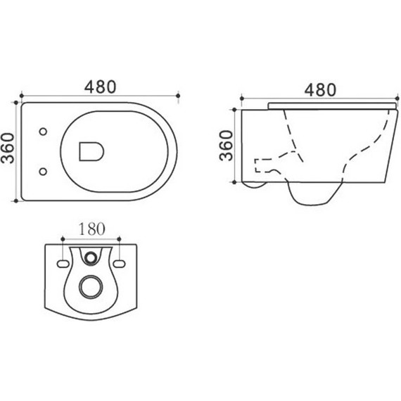 Инсталляция с подвесным унитазом комплект: Grohe Rapid SL 38772001 с подвесным безободковым унитазом Azario Nova AZ2217 сиденье микролифт, крепление, кнопка смыва хром - фото 10