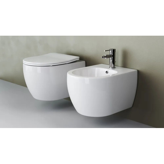 Инсталляция с подвесным унитазом Ceramicanova Play Rimless CN3001_1001CH_1000 - фото 12