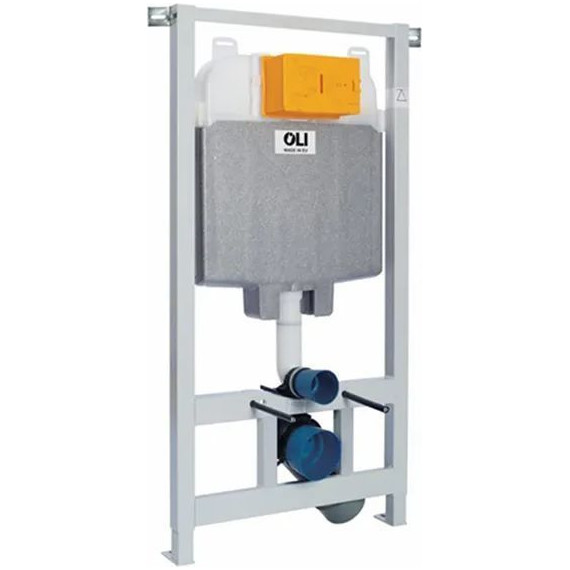 Инсталляция для унитаза Oli 74 601801mSl00 (кнопка смыва Slim, хром глянец) - фото 3