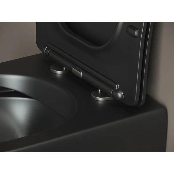 Инсталляция с подвесным унитазом Ceramicanova Metropol Rimless CN4002MB_1001B_1000 - фото 8