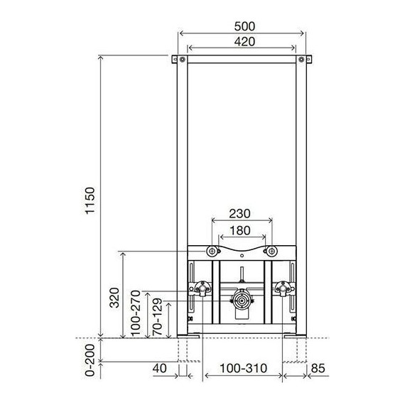 Инсталляция для биде Oli Sanitarblock 136078 - фото 3
