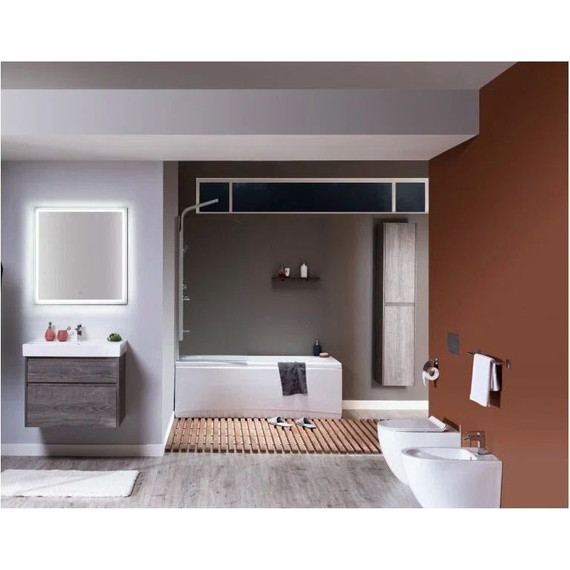 Зеркало Aquanet Nova Lite 90 см 242263, дуб рошелье - фото 5