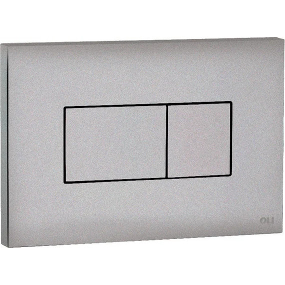 Кнопка смыва Oli Karisma (пневматическая) 641006, хром матовый - фото 