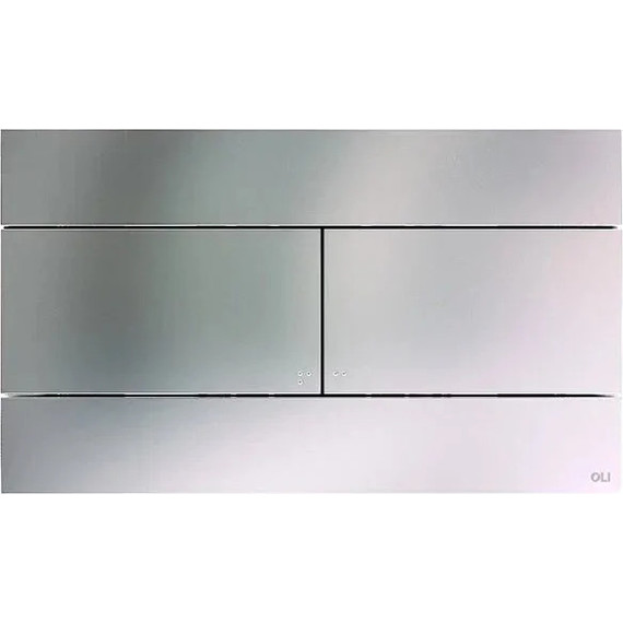Кнопка смыва Oli Slim Inox (механическая) 057141, хром матовый - фото 