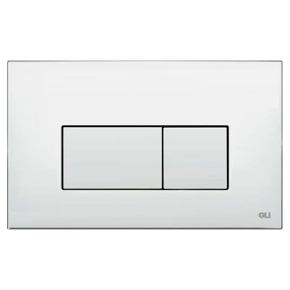 Кнопка смыва Oli Stream (механическая) 641506, хром матовый - фото 