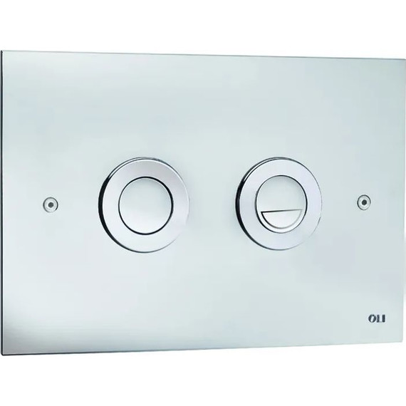 Кнопка смыва Oli Trend (пневматическая) 656506, хром матовый - фото 