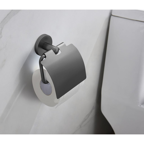 Держатель для туалетной бумаги Timo Saona 13042/18, цвет чёрное золото - фото 2