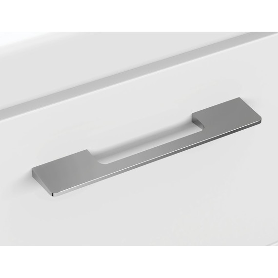 Тумба подвесная с раковиной Cersanit Lara 60 см 64133, 2 ящика, белый - фото 6