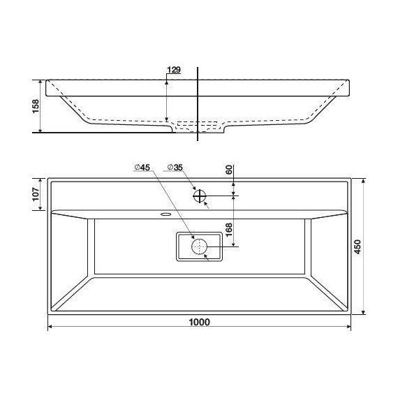 Тумба подвесная с раковиной Mirsant Scandy 100 см, белый - фото 10