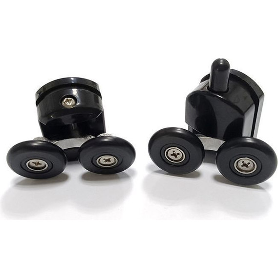 Душевое ограждение Abber Schwarzer Diamant 110х70 см AG30110BH-S70B-S70B, черный/прозрачное - фото 3