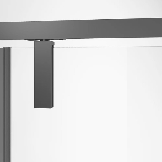 Душевая дверь Veconi Vianno 90 см VN33B-90-01-C7, чёрный/прозрачное - фото 2