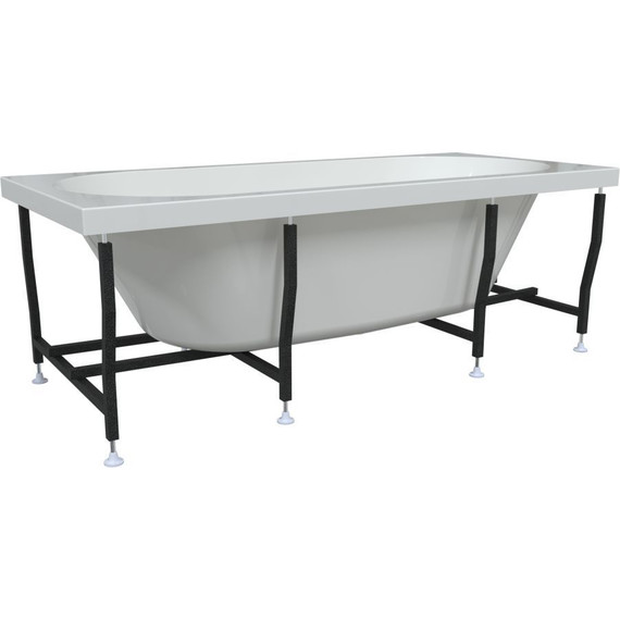 Ванна акриловая Радомир Вальс 200x100 см с каркасом (в комплекте каркас и сифон), Размер - мм: 2000х1000 - фото 6