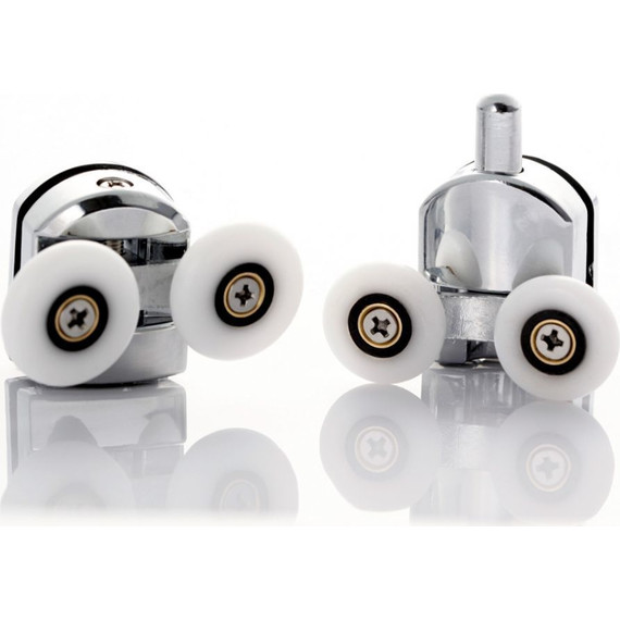 Душевая дверь Abber Schwarzer Diamant 110 см AG30110H, хром/прозрачное - фото 4