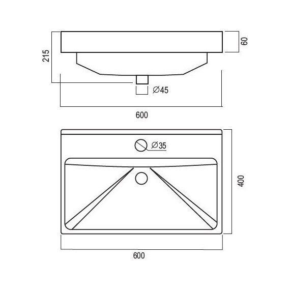 Тумба напольная с раковиной Mirsant Soho Quadro Light 60 см, белый - фото 6