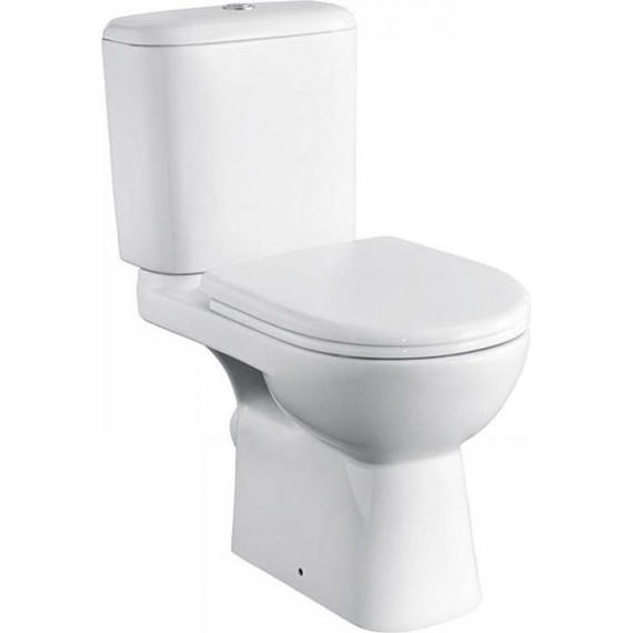 Унитаз-компакт Roca Access 34P23900Y с крышкой микролифт (косой выпуск) - фото 2