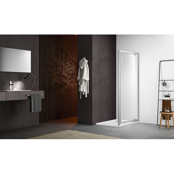 Душевая дверь Aquatek 90 см AQ ARI PI 09020CH, хром/прозрачное - фото 3