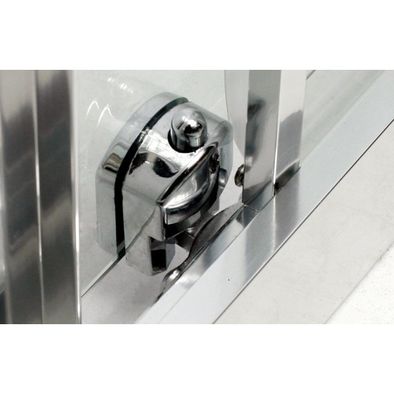 Душевое ограждение BelBagno 120x80 см DUE-AH-1-120/80-C-CR, хром/прозрачное - фото 2