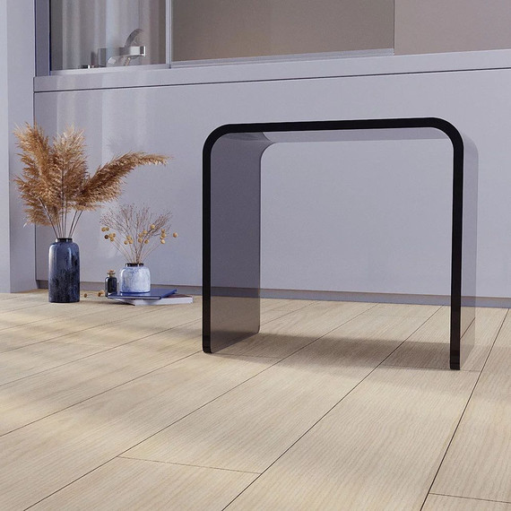 Стул для душевых кабин Veconi ST-AC-1TB, чёрный полупрозрачный - фото 2