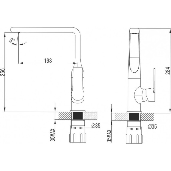 Смеситель для кухни Azario Faro AZ-PS56459C - фото 2