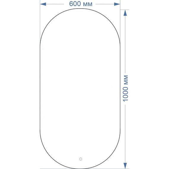 Зеркало Azario Alone Arco 60 см CS00078967 - фото 3