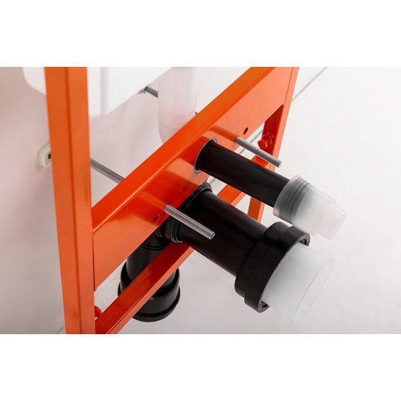 Инсталляция для унитаза BelBagno BB026/BB042BL (кнопка смыва белый глянцевый) - фото 4