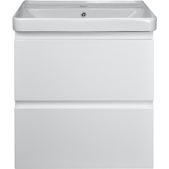 Тумба подвесная с раковиной Azario Мила 60 см CS00080140, белый - фото 