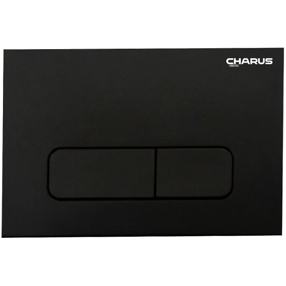 Кнопка смыва Charus Elegia FP.320.DW.01, черный матовый - фото 