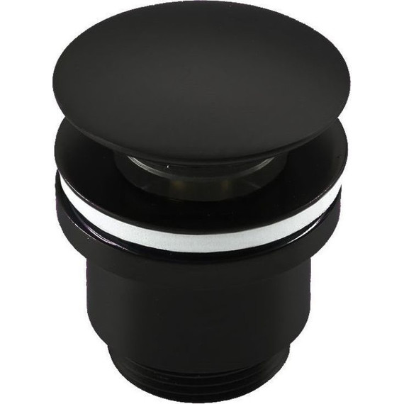 Донный клапан Haiba HB64-7, чёрный матовый - фото 