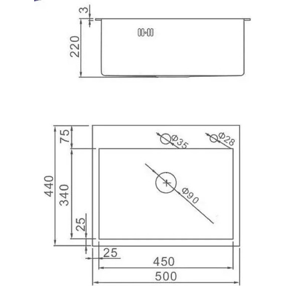 Кухонная мойка Gerhans K35044 1 мм, нержавеющая сталь, Цвет производителя: нержавеющая сталь - фото 9