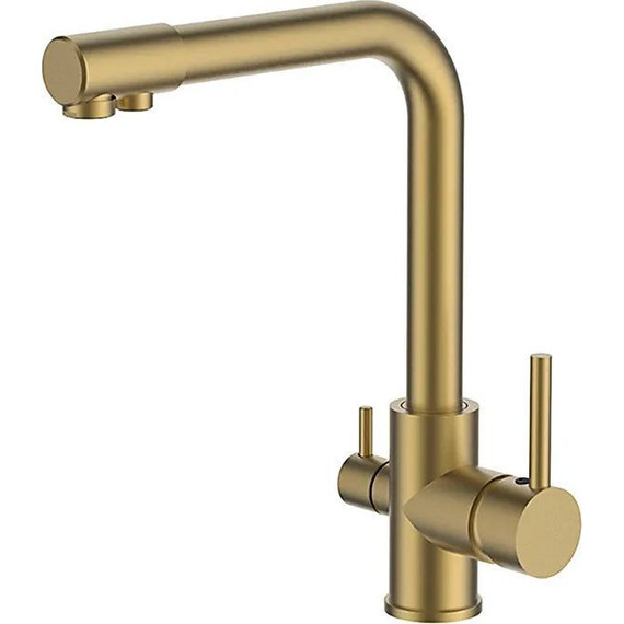 Смеситель для кухни Ledeme L4055Y-3, золото - фото 