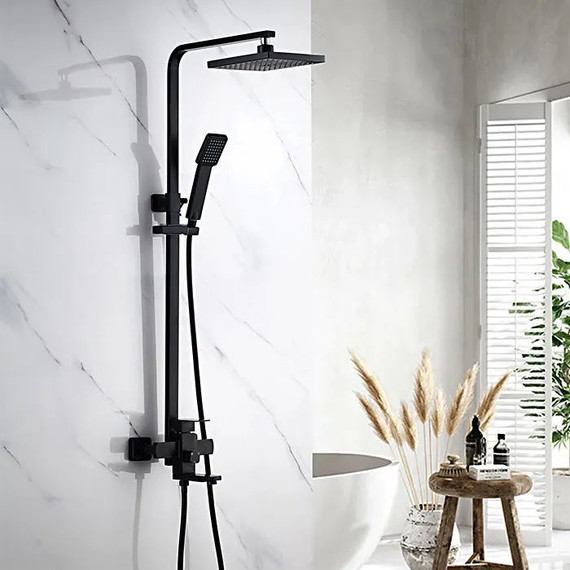 Душевая стойка Ledeme L72433B, черный матовый - фото 2