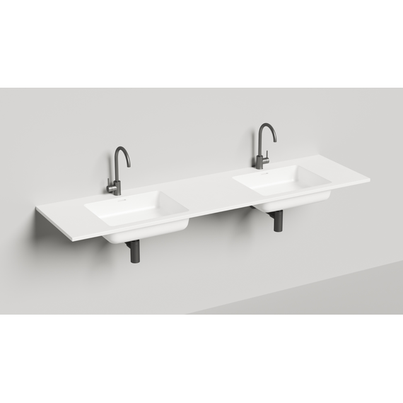 Раковина подвесная Salini Onda 180 180 см 1402202M (S-Stone) матовая - фото 