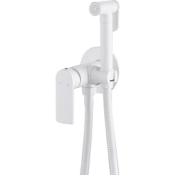 Набор для гигиенического душа Abber Weiss Insel AF8025W, белый - фото 