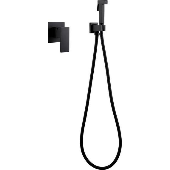 Набор для гигиенического душа Abber Daheim AF8225B, черный матовый - фото 2