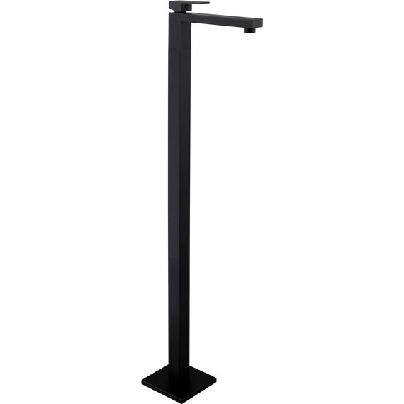 Смеситель для раковины напольный Abber Daheim AF8241B, черный матовый, Цвет производителя: чёрный матовый - фото 